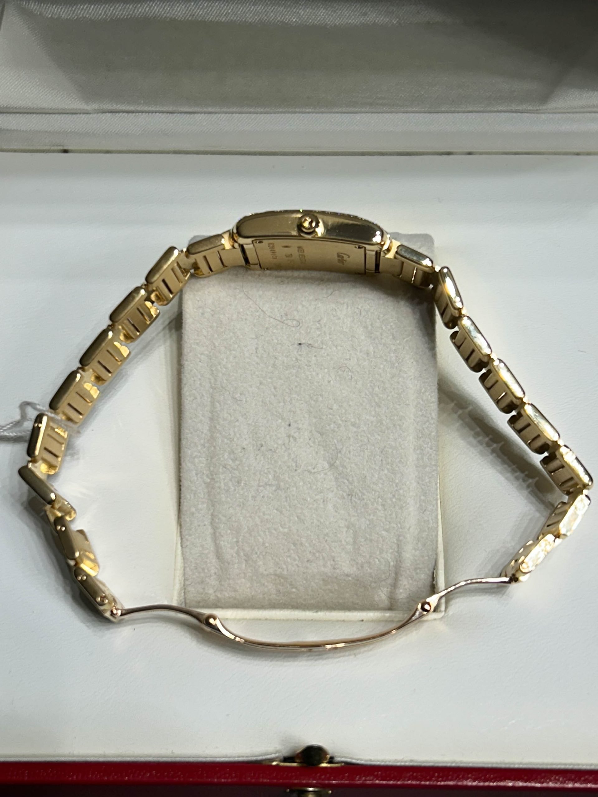 Cartier Tank Francaise - Ref 2385 - 18Kt Yellow Gold & Diamonds