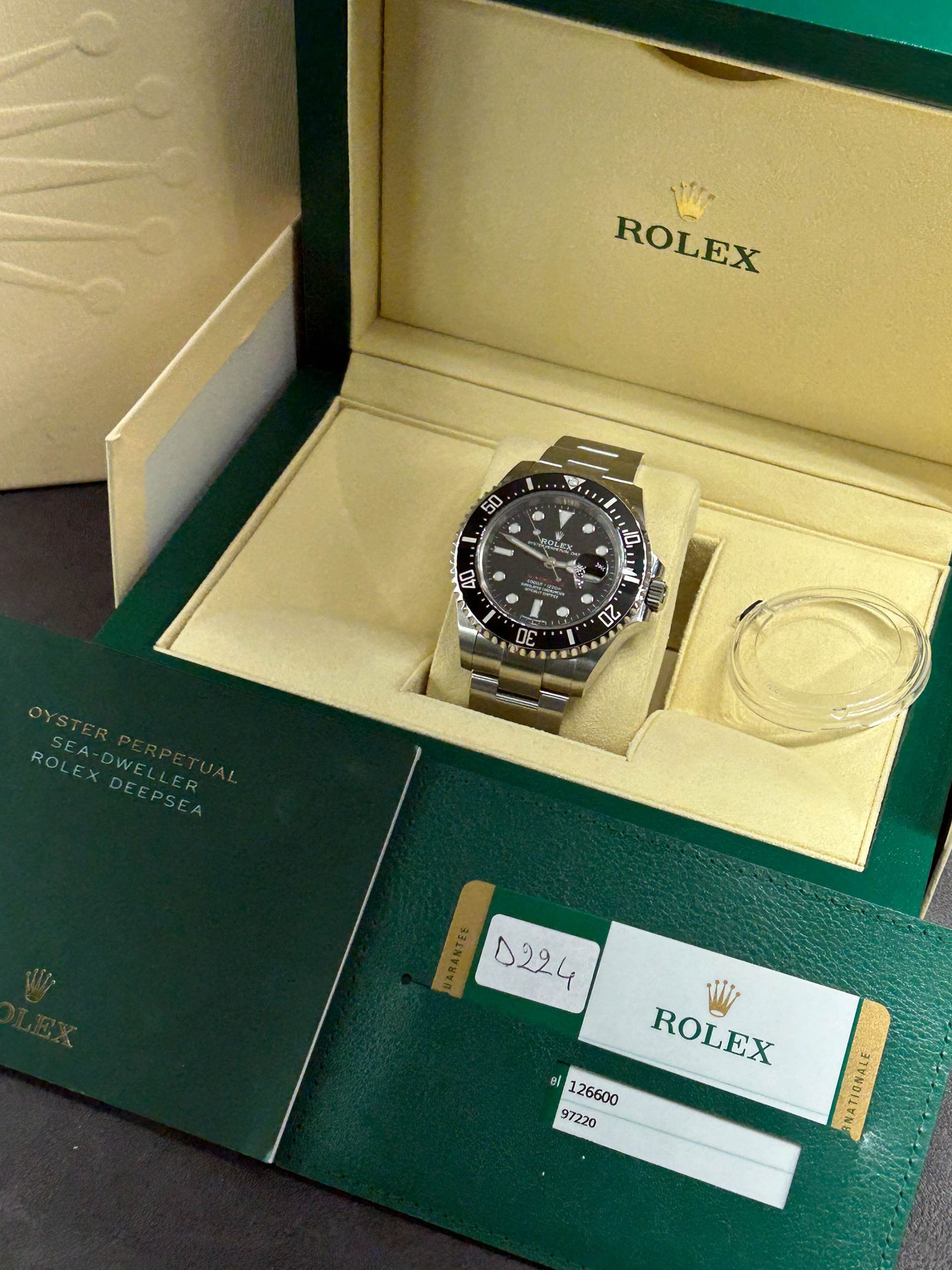 Rolex Sea-Dweller - Red - Ref 126600 - Year 2018