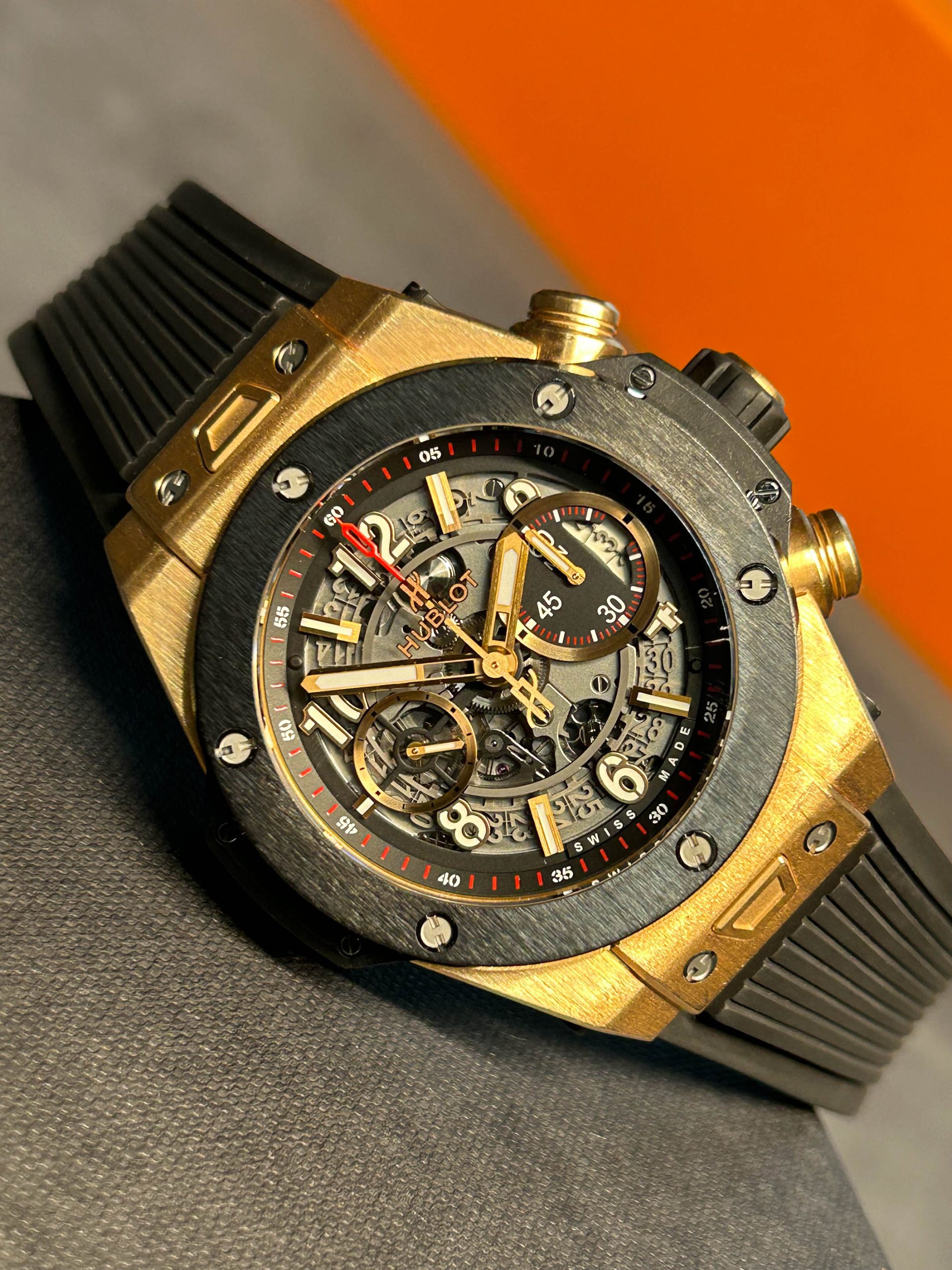 Hublot Big Bang Unico King Gold - 18Kt Rose Gold - Ref 411.OM.1180.RX - Year 2017