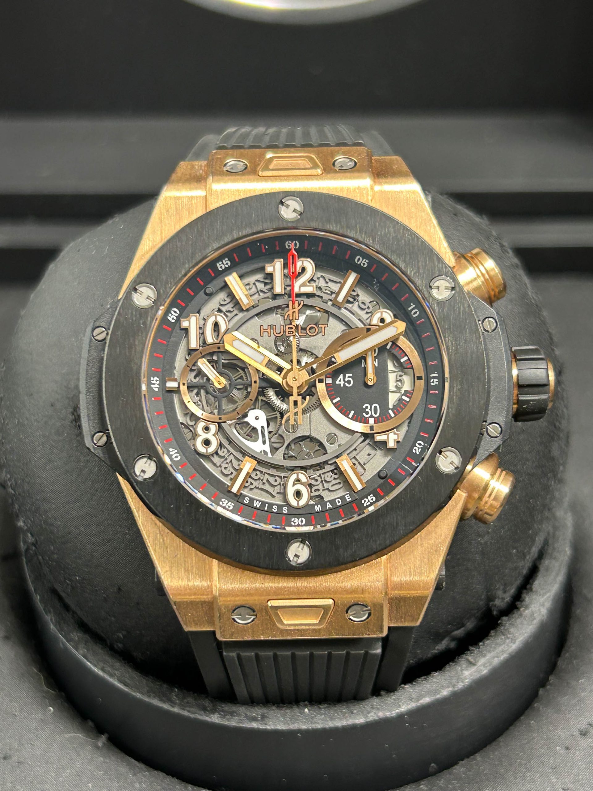 Hublot Big Bang Unico King Gold - 18Kt Rose Gold - Ref 411.OM.1180.RX - Year 2017