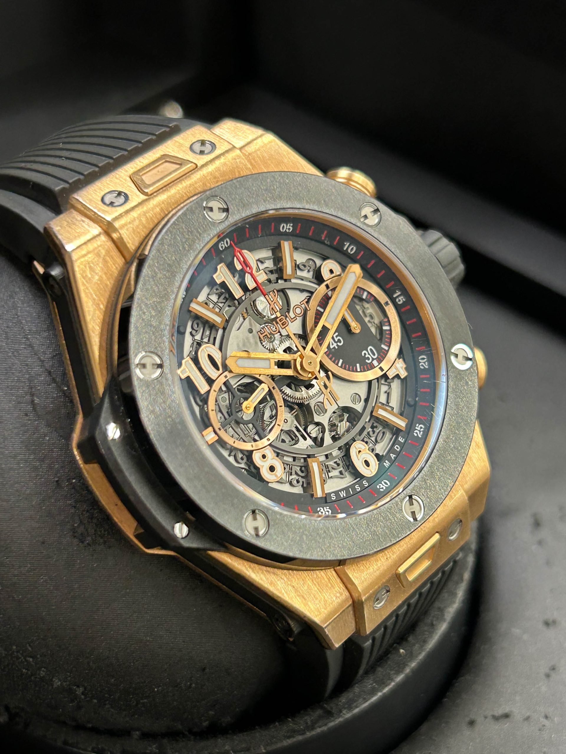 Hublot Big Bang Unico King Gold - 18Kt Rose Gold - Ref 411.OM.1180.RX - Year 2017