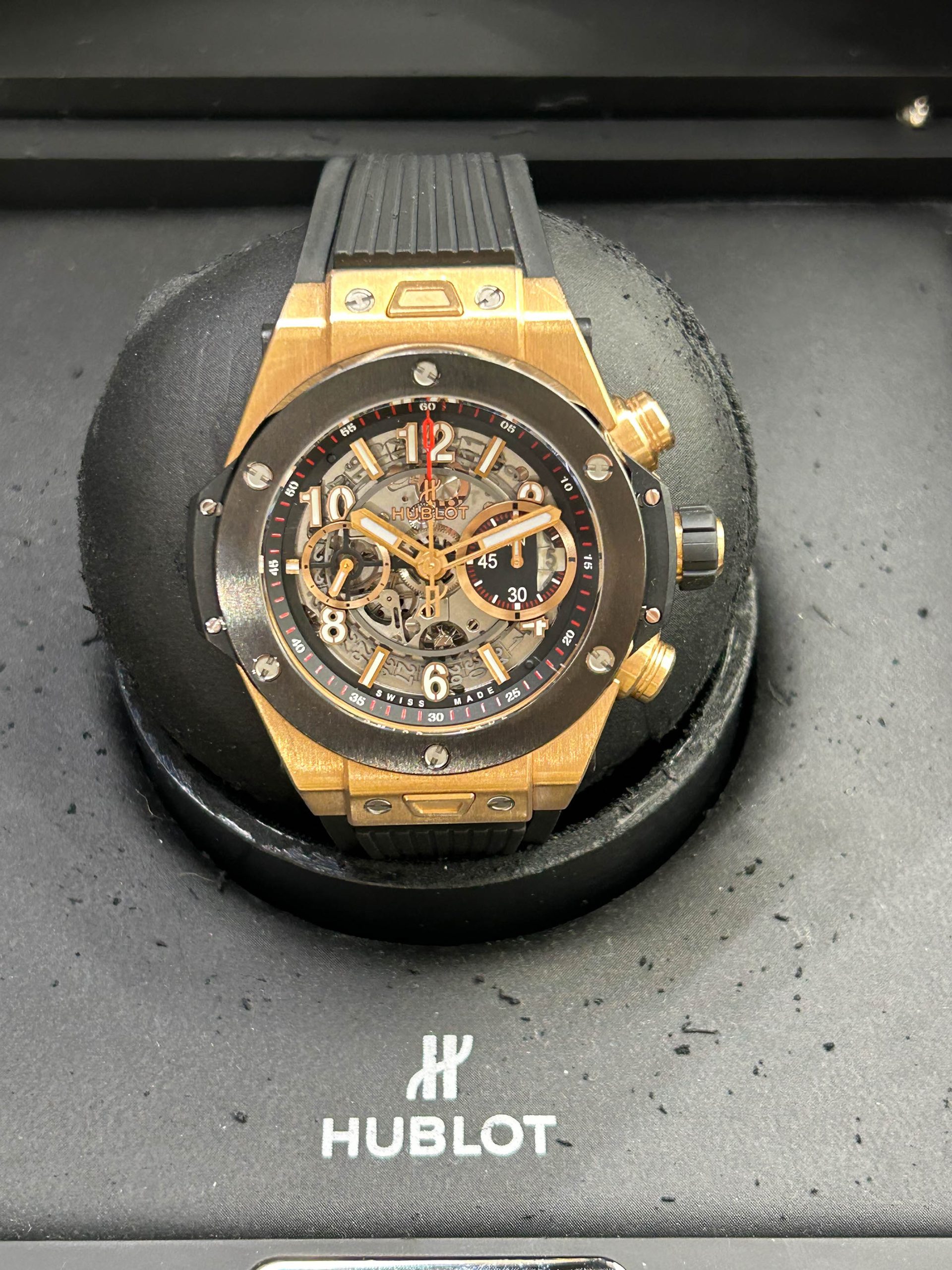 Hublot Big Bang Unico King Gold - 18Kt Rose Gold - Ref 411.OM.1180.RX - Year 2017