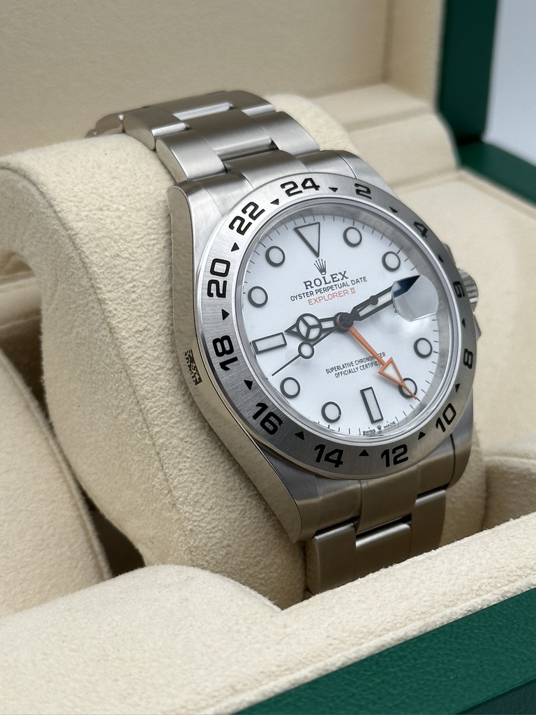 Rolex Explorer II POLAR NEW FULL STICKERS WHITE DIAL 2022