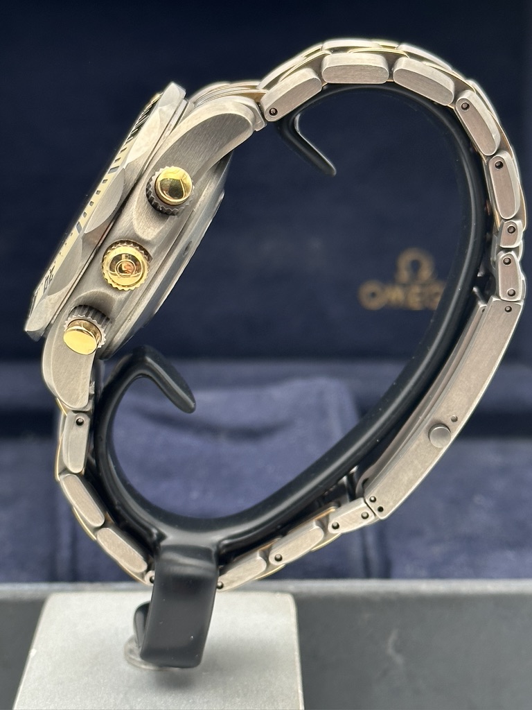 Omega Seamaster 300 Titane and Yellow Gold 18 Kt 3780504 Perfect Condition