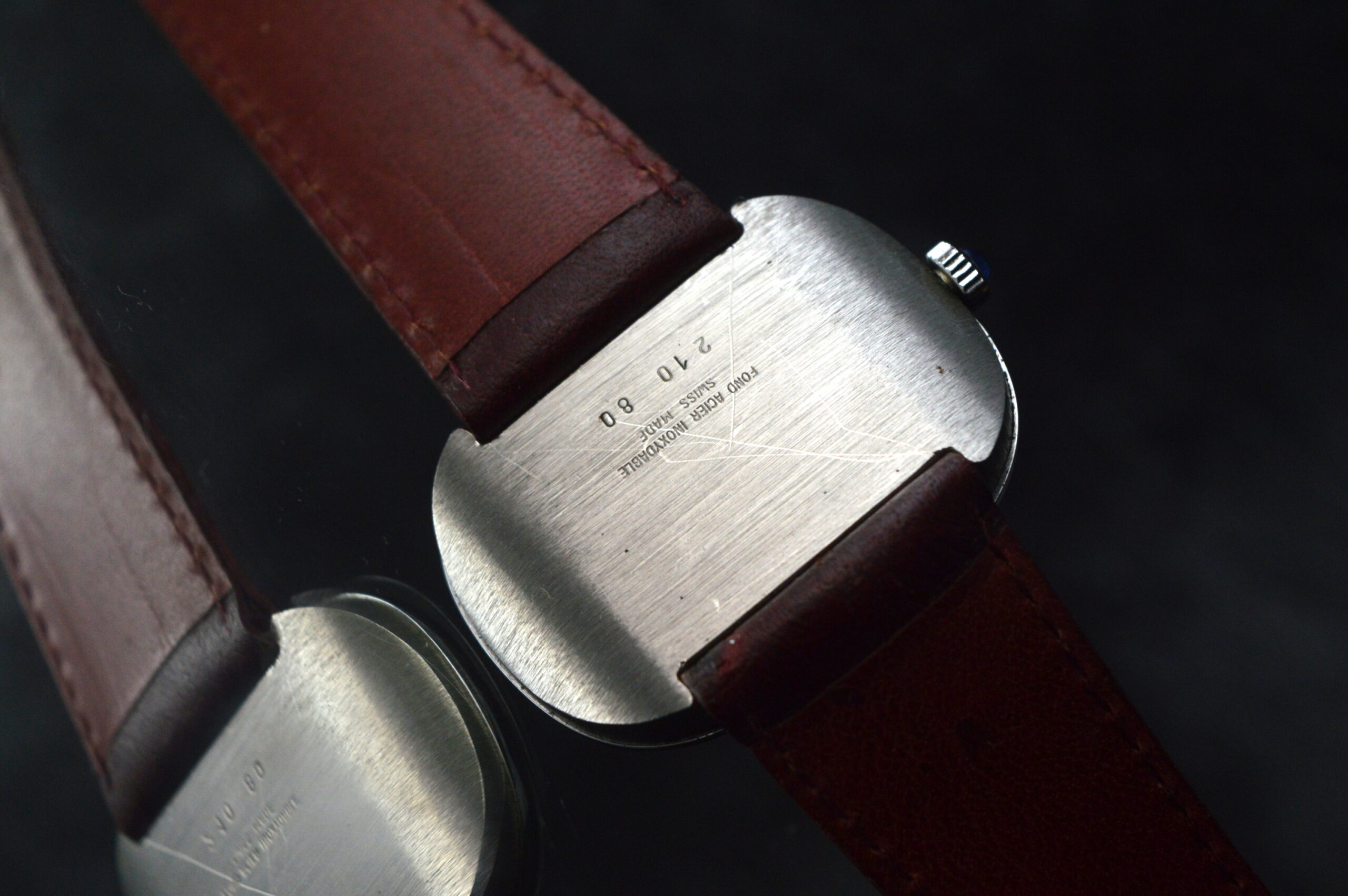 POLARIS MEN'S RARE VINTAGE DRESS WATCH 35 X 28MM FROM 70'S