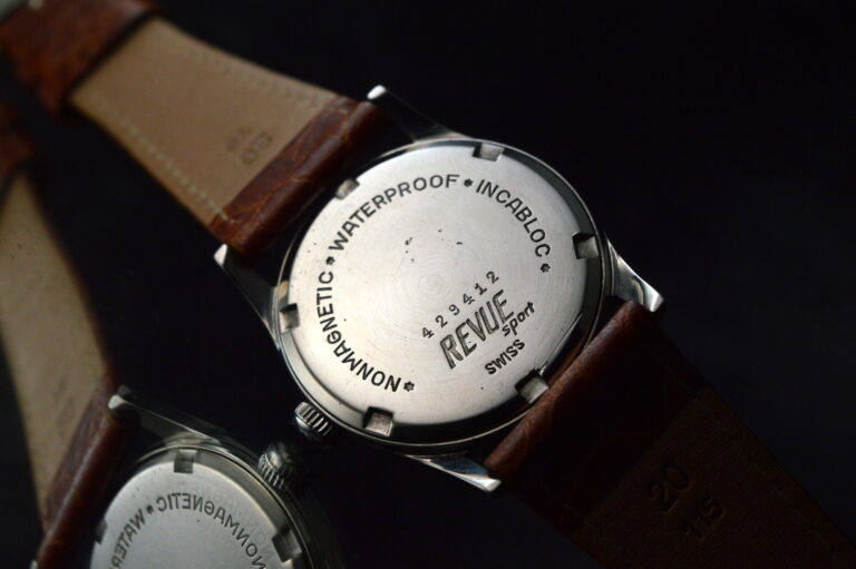 REVUE THOMMEN RARE MEN'S SPORT NON MAGNETIC WATERPROOF STAINLESS STEEL WATCH