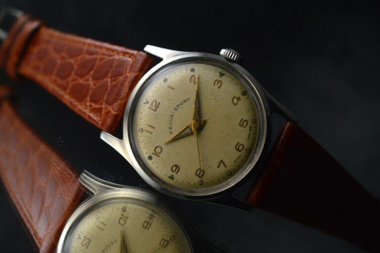 REVUE THOMMEN RARE MEN'S SPORT NON MAGNETIC WATERPROOF STAINLESS STEEL WATCH