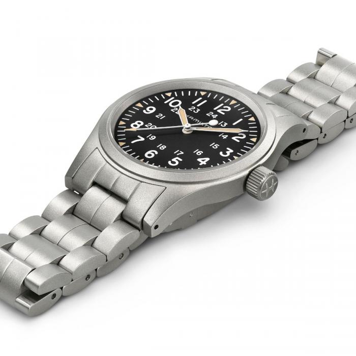Hamilton Khaki Field Mechanical Black Dial Men's H69439131