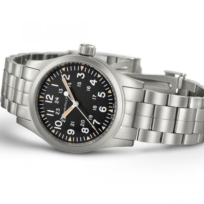 Hamilton Khaki Field Mechanical Black Dial Men's H69439131