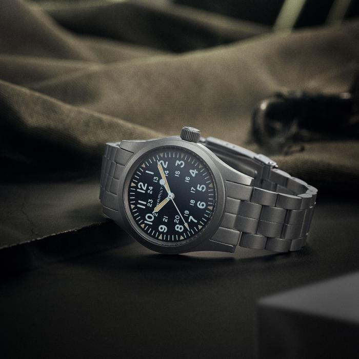 Hamilton Khaki Field Mechanical Black Dial Men's H69439131