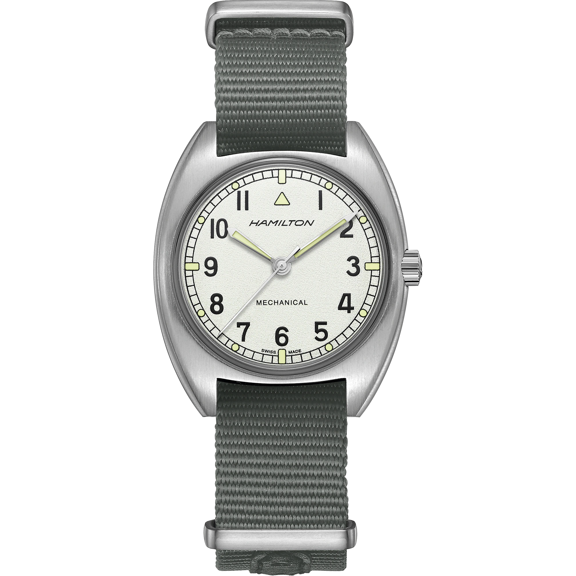HAMILTON KHAKI AVIATION PILOT PIONEER MECHANICAL Meccanico 36mm x 33mm H76419951OFFICIAL DEALER