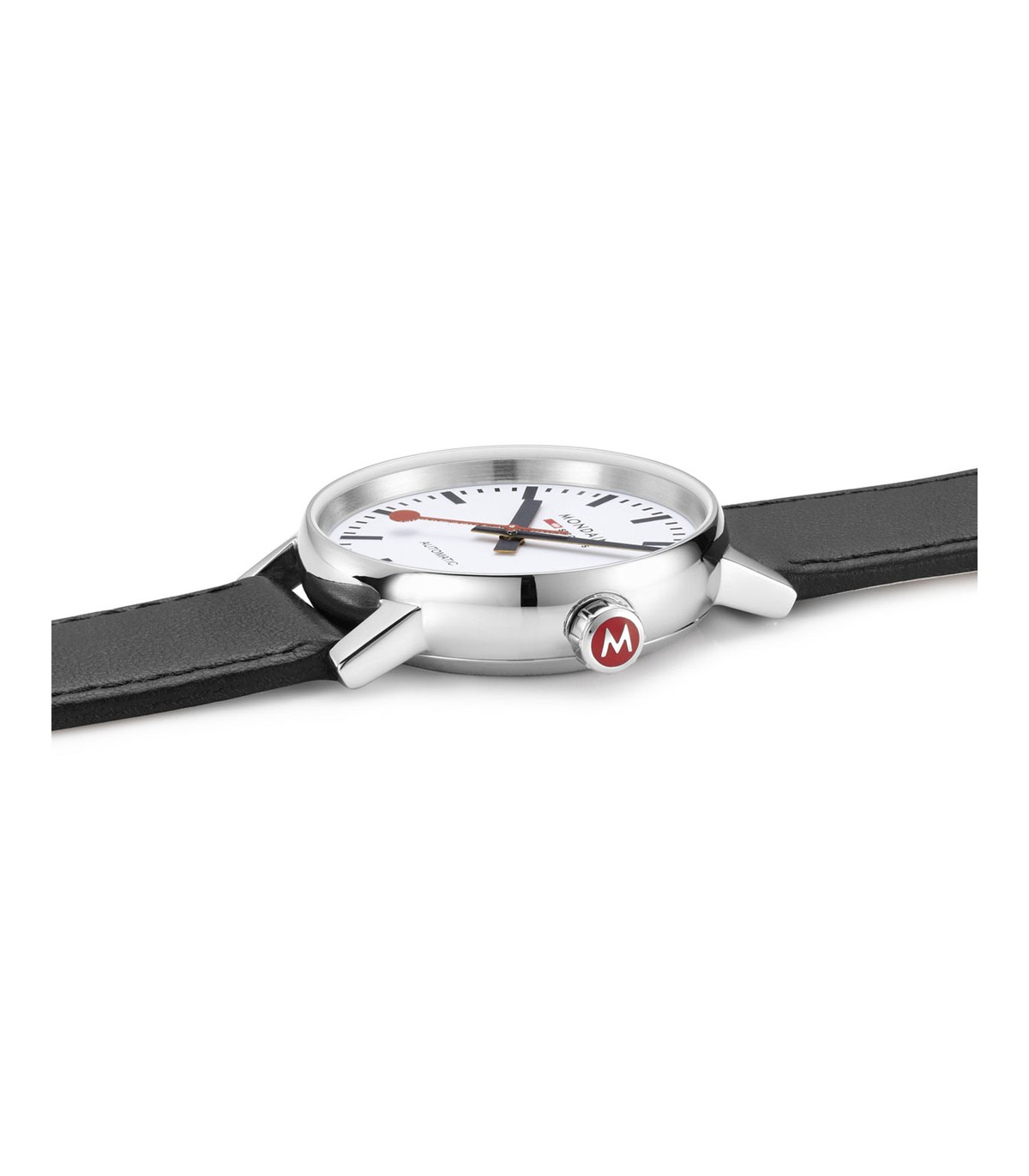MONDAINE Evo2 Automatic Leather Watch - 35mm OFFICIAL DEALER MSE.35610.LB