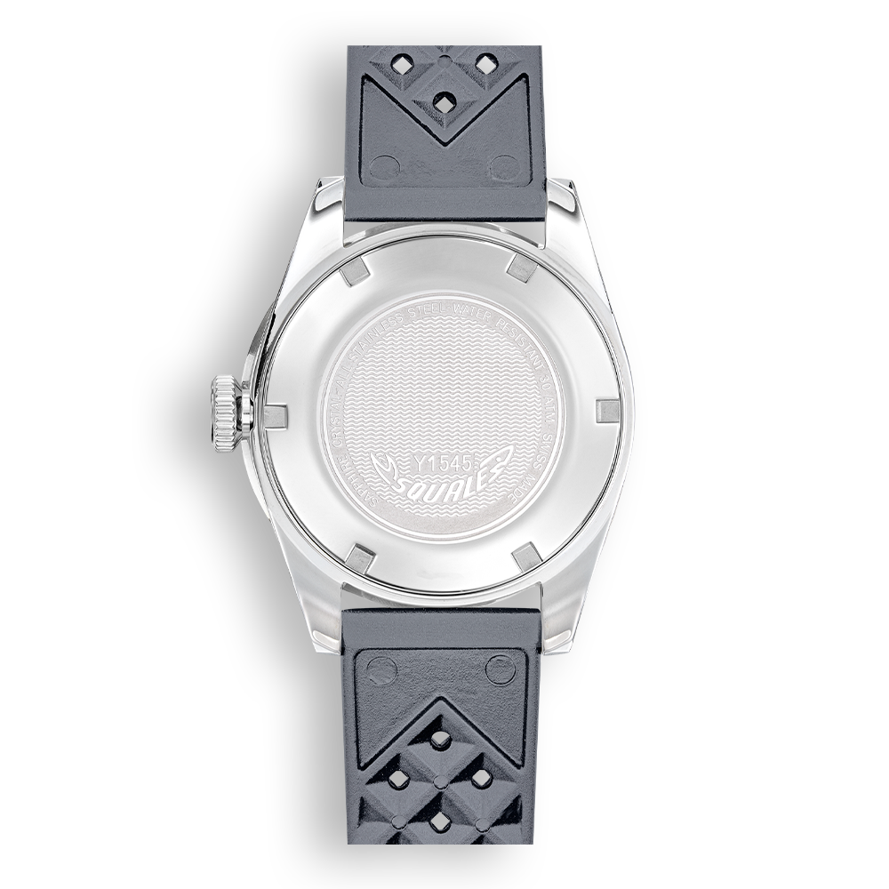 Squale 1545 Grey Rubber OFFICIAL DEALER 1545GG.HTG