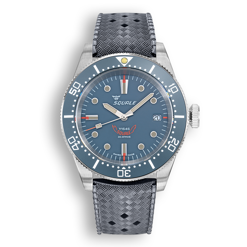 Squale 1545 Grey Rubber OFFICIAL DEALER 1545GG.HTG