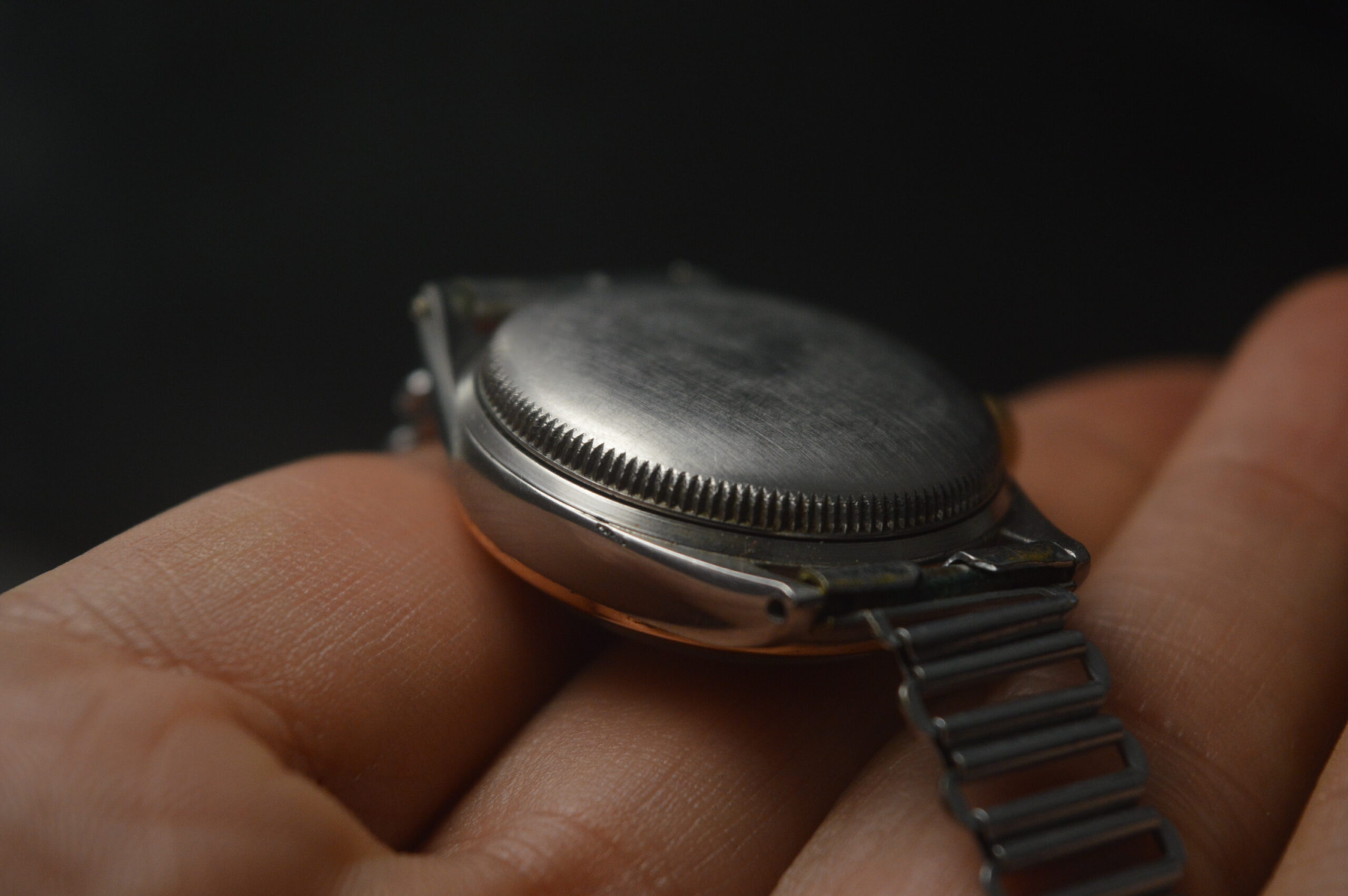 ROLEX ONE OF THE RAREST BUBBLEBACK AUTOMATIC STEEL/ROSE GOLD 29,5MM 4846 (1948)