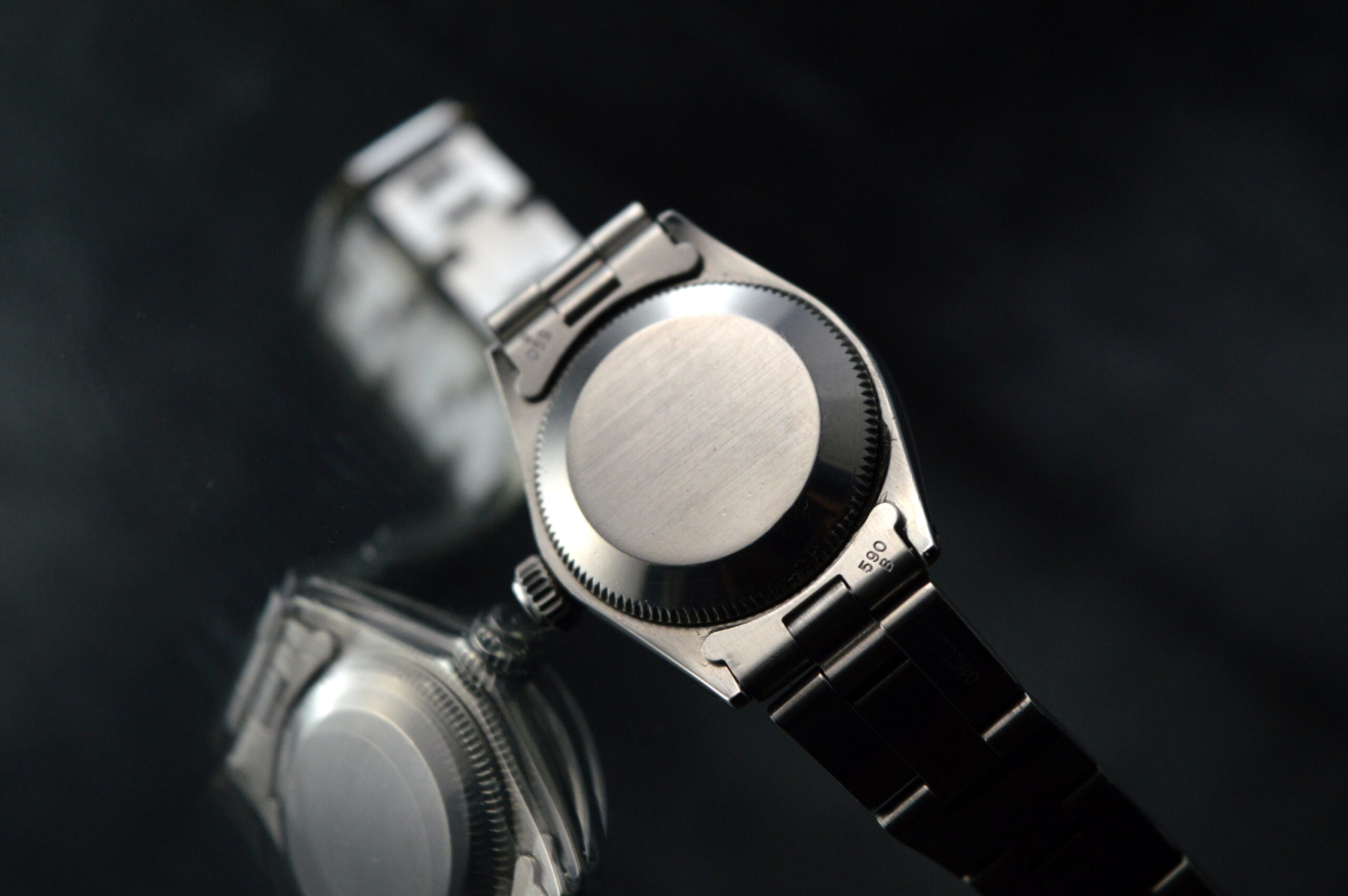 ROLEX LADIES OYSTER PERPETUAL DATE 6519 STAINLESS STEEL VINTAGE DRESS AUTOMATIC
