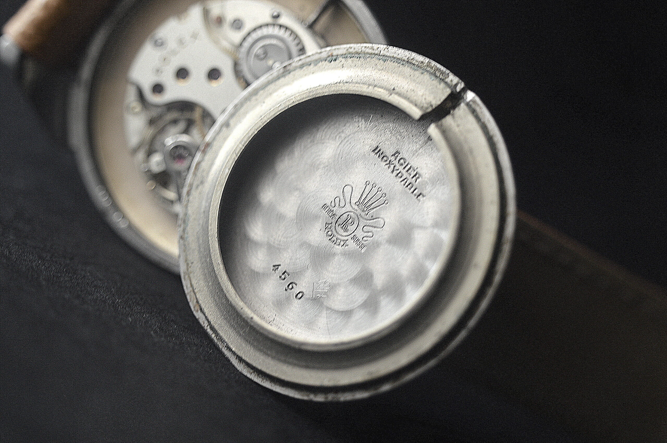 Rolex Men's Rare Precision 4560 Vintage Fancy Tear Drop Lugs Cal.1200