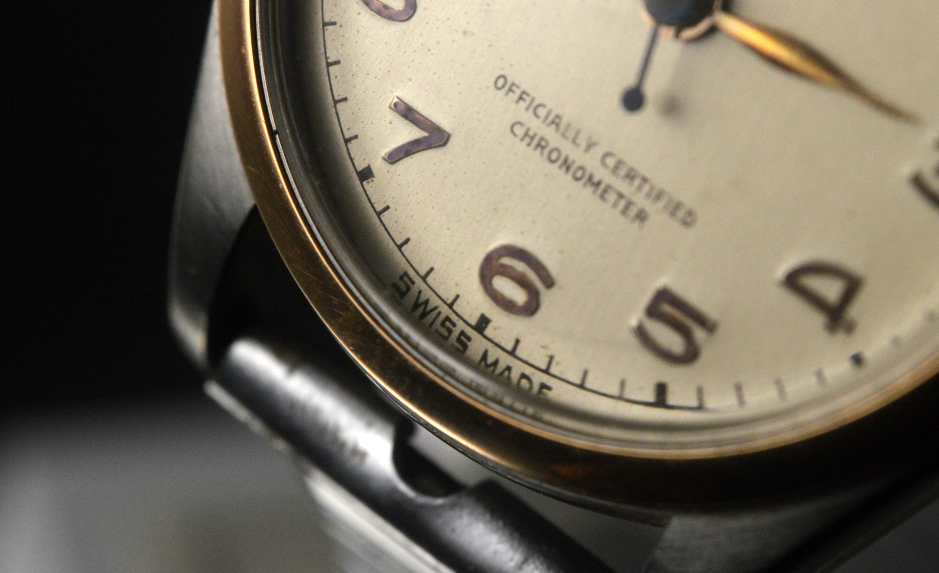 ROLEX ONE OF THE RAREST BUBBLEBACK AUTOMATIC STEEL/ROSE GOLD 29,5MM 4846 (1948)