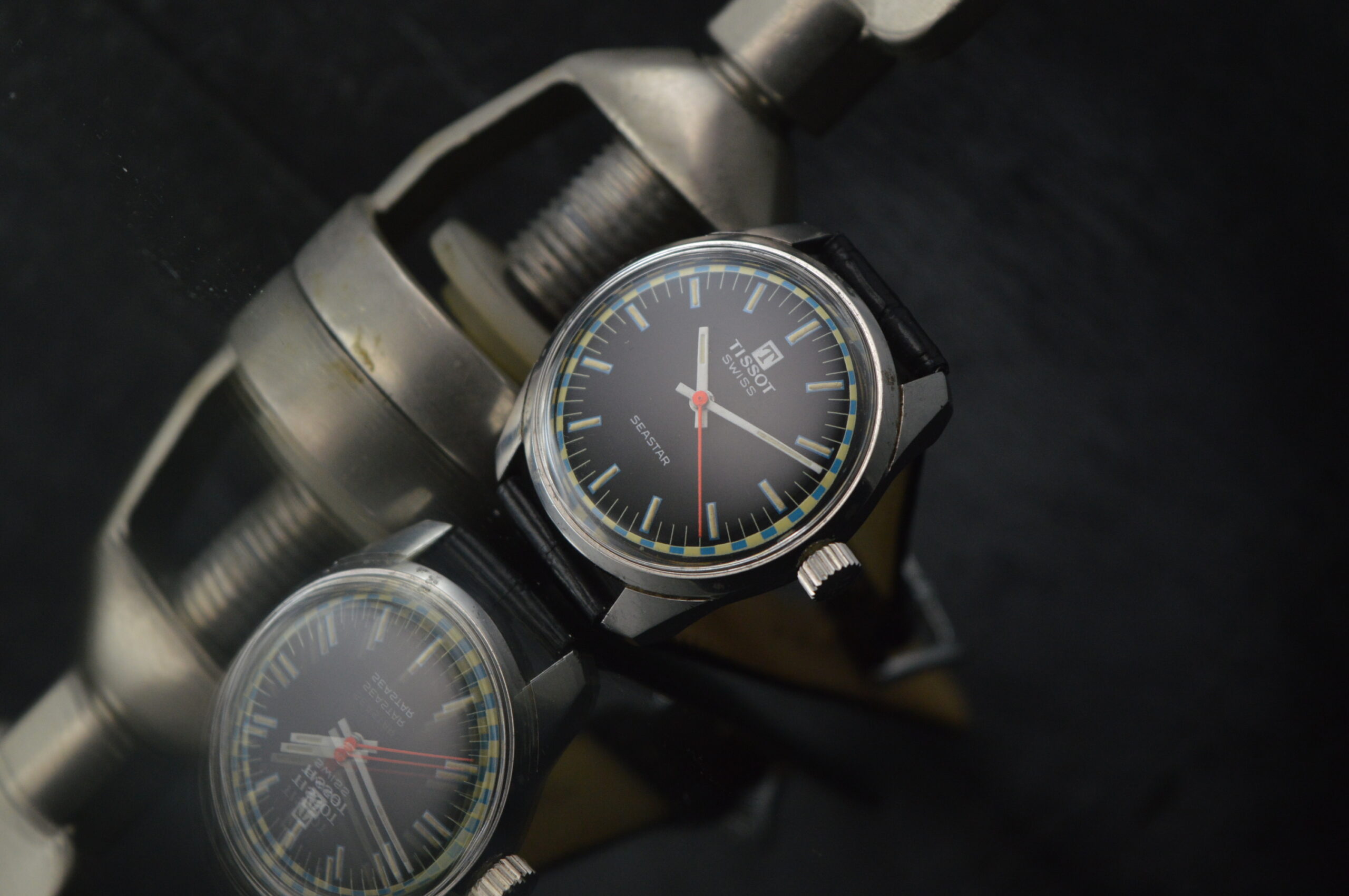 TISSOT-SEASTAR-ANNI 60-ACCIAIO-CARICA MANUALE-CALIBRO 781-1-OROLOGIO VINTAGE