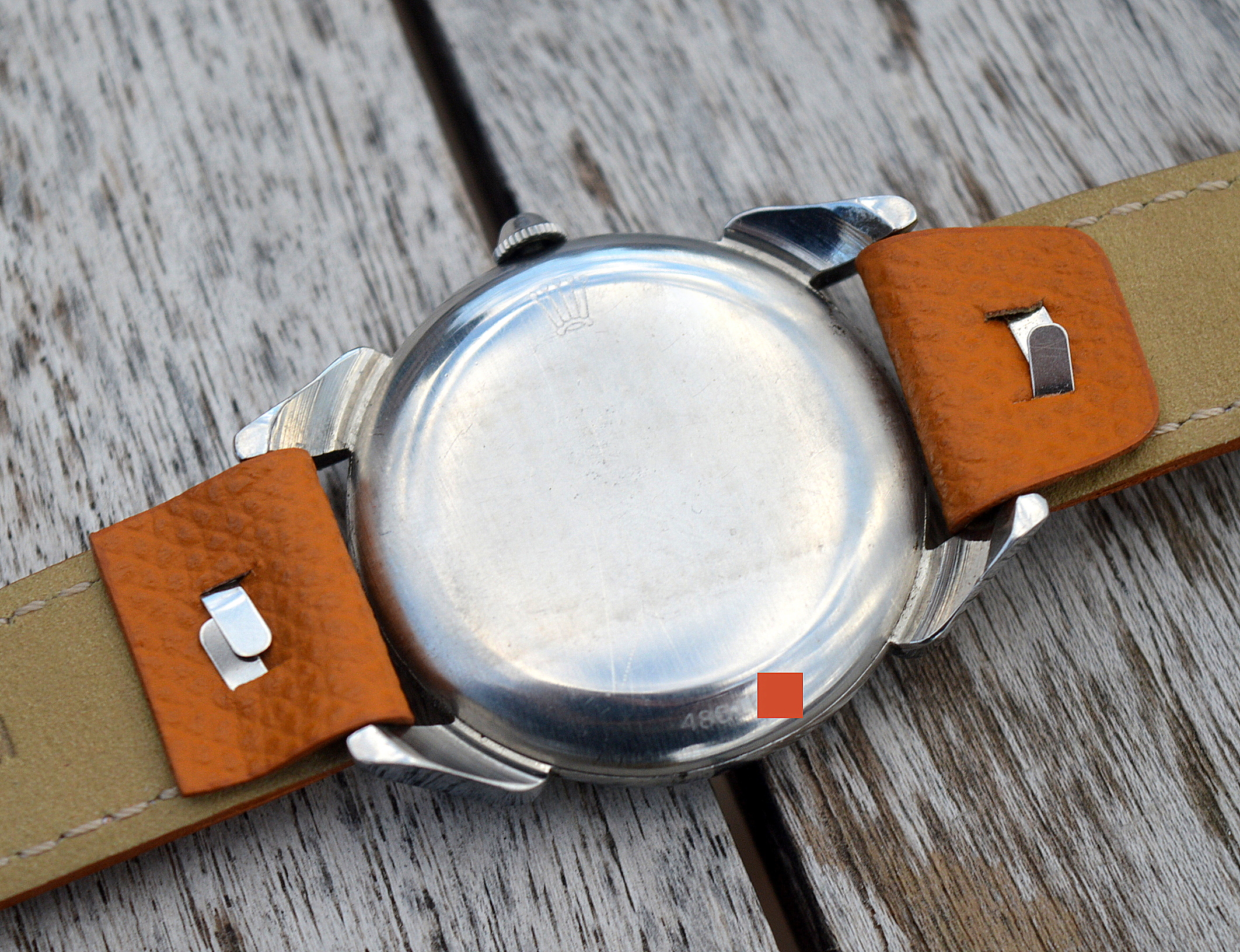 Rolex Men's Rare Precision 4560 Vintage Fancy Tear Drop Lugs Cal.1200