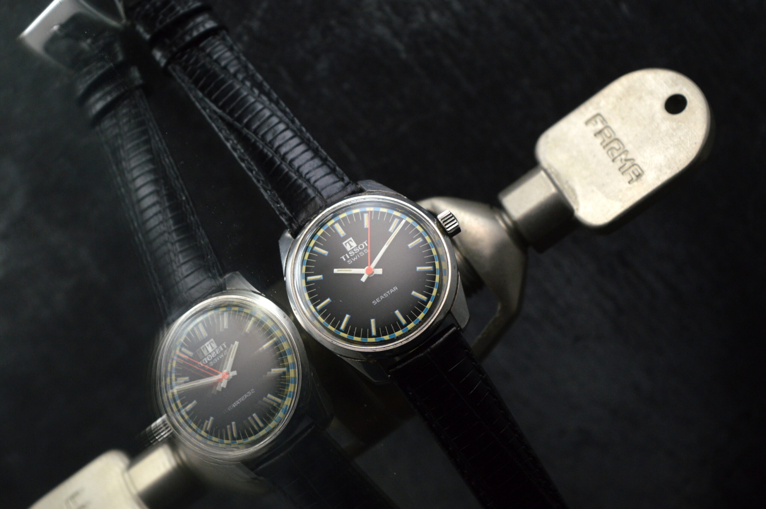 TISSOT-SEASTAR-ANNI 60-ACCIAIO-CARICA MANUALE-CALIBRO 781-1-OROLOGIO VINTAGE
